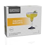 Bartesian Pineapple Margarita Cocktail Mix - Mixer Zutaten für Tequila Cocktail - Getränke Pods für Bartesian Cocktail Maschine - Alkoholfreie Mixer zum Mischen mit Spirituosen - Set mit 8 Kapseln