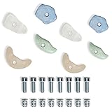 MAMOI® Klettergriffe | Klettersteine für Kletterwand | Klettergriffe für Kinder | 4/8 Stück | Inklusive Befestigungsmaterial Made in EU (8 Stück)