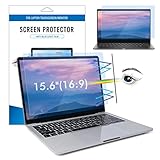 LAMA Anti Blaulichtfilter für 15,6 Zoll Laptop, Blaulicht blockierende Displayschutzfolie, Anti Blue Screen Protector Anti UV/Blendschutz/Augenschutz, Universal Bildschirmfilter 16:9 (345 x 194 mm)