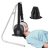 Toogel Kopf Hängematte Traktion Portable Relief Massagegerät Schmerzlinderung Entspannung Cervicalstütze für Schulter inkl. Gestell für Männer Frauen