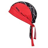 Bandana Sport Unisex Kopfbedeckung Biker Outdoor Fahrradtuch UV Schutz Bikertuch Cap Piratentuch Atmungsaktiv Kopftuch Fahrrad Sportkopftuch Pirat Kappe Schnell Trockned Radsport Stirnband