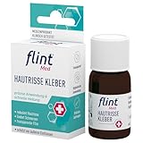 flint Med Hautrisse Kleber, 7ml – Flüssigpflaster reduziert Hautrisse und lindert Schmerz, flüssiger Verband bildet schützenden Film auf der Haut, schnelle Heilung, auch für Fingerrisse