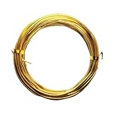 Aluminiumdraht: Schmuckherstellung, Blumendraht, flexibler Metalldraht, für Halskette, Armband, Edelsteinumwicklung, Ohrring-Design, Kunstbedarf für Skulpturen