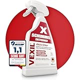 VEXIL Profi Schimmelentferner für Wand, Bad, Fliesen, Fugen & mehr – mit AKTIV-CHLOR und HAFTEFFEKT – Extra starkes Schimmelspray – auch als Fugenreiniger geeignet – 500 ml – Made in Germany