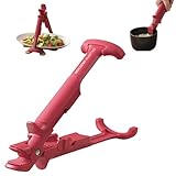 Airfryer Zange, 2-in-1 Silikon Zange Für Heißluftfritteuse, Heizplatten Greifer Mit Rutschfestem Griff, Ideal Für Heiße Schüsseln, Teller Und Pfannen