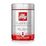 illy Kaffee, Gemahlener Filter Coffee, klassische Röstung - 1 Dose zu 250 g