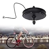 Elektrisches Fahrrad Umwandlung E-Bike Hinterrad Motorumwandlungen 36V E-Bike Hinterrad Motorumwandlungen 500W Radnabenmotor mit Schutzhülsen Radnabenmotor für Hinterräder 5.31 Zoll Geeignet