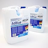 Autodrom Bautzen AdBlue® 2 x 10 Liter Kanister Hochreine SCR Harnstofflösung nach ISO 22241 DIN 70070 für die SCR-Abgasnachbehandlung bei Diesel Fahrzeuge mit Ausgiesser