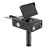 Schwarz Dual Probe Unterirdischer Metallsuchgerät Metalldetektor Mit LED-Anzeige 3D Reichweite Von 1200 Metern Tiefe Von 30 Metern Golddetektor Langen Strecke Für Gold Silber Kupfer Edelsteine Diamon