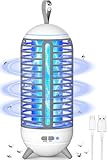 PRANITE Insektenvernichter Elektrisch, 2500mAh Mückenlampe Campinglampe 2 IN 1, Mückenfalle USB Wiederaufladbare Akku Fliegenfalle Tragbare für Outdoor/Innen/Außen/Gärten Mückenschutz