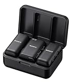 SONY ECM-W3 | Zweikanal-Funkkameramikrofon für digitale Aufnahme | Content Creation | Dual Transmitter | kompakt - schwarz