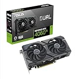 ASUS Dual GeForce RTX 4060 Ti 16GB GDDR6 Gaming Grafikkarte (Nvidia RTX4060 Ti DLSS 3, PCIe 4.0, 1x HMDI 2.1a, 3X DisplayPort 1.4a, schwarz, DUAL-RTX4060TI-16G)