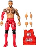 ​WWE Elite Actionfigur & Zubehör, 15,2 cm großes Sammlerstück Jey USO mit 25 Artikulationspunkten, lebensechtem Look & austauschbaren Händen​