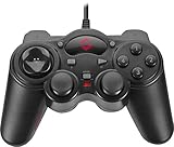 Speedlink THUNDERSTRIKE Gamepad - PC-Gaming-Controller mit USB-Anschluss, 1,7 Meter Kabellänge, schwarz