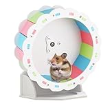 Hamsterrad Laufrad, Silent Wheel, Übungsräder für Kleinen Hamster, Bringen Sie Ihrem Kleinen Hamster Endloses Laufglück, Durchmesser 22cm (Muss Selbst Zusammengebaut Werden), Leise