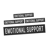 SEWOART 4 Stücke Reflektierende Hundepatches für Geschirre Langlebige PU Aufnäher für Diensthunde und Haustierkleidung Sicher und Praktisch für Bessere Sichtbarkeit und Täglichen Einsatz