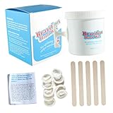 HAMPPLIES 1Satz Hartwachs Haarentfernungswerkzeuge für Zuhause Praktische Flasche mit Festem Wachs für Professionelle Anwendungen Bequem und Einfach