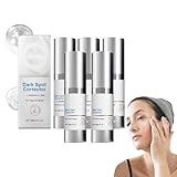 Glow-Serum zur Korrektur dunkler Flecken für Gesicht und Körper - Behandlung von Hyperpigmentierung mit Vitamin-C-Komplex-Serum, Sonnenflecken, Sommersprossen und braune Fleckenentferner (5 Flaschen)