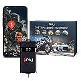 4G Motorrad und Fahrzeug GPS Tracker, Vehicle Finder 2.0 von PAJ GPS, Direktanschluss 9-75 V, Live-Ortung per App, 365 Tage Streckenspeicher, Alarmmeldungen direkt auf Ihr Handy