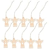 OATIPHO Holz-Engelsausschnitte aus unlackiertem Holz für Bastelarbeiten, Engelsscheiben zum Bemalen der Heimdekoration