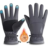 RIVMOUNT Winterhandschuhe für Herren Damen,Thermo-Handschuhe,Wasserdicht Fahrradhandschuhe,Winddicht Touchscreen Handschuhe,Warme Skihandschuhe für Laufen,Skifahren,Wandern,Radfahren,Motorrad RG802
