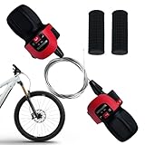 Schalthebel für Fahrrad | 1 Paar Drehgriffe für das Fahrrad – Lenkergriffe rutschfest für E-Bikes – zusammenklappbares E-Bike Training Wandern Garage Mechaniker und Adu