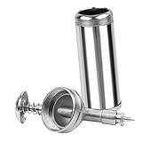 Toddmomy Mini Handmanuelle Hochdruck Fettpresse mit Zugfeder Ergonomischer Griff Kompakte Schmierpistole für Fahrzeug und Maschinenwartung Einfache Reinigung Langlebige für Enge Räume