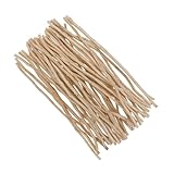 Veemoon 50Stücke Duftstäbchen für Ätherische Öle Natürliche Rattan Diffusorstäbe Zubehör für Aromatherapie und Raumduft für Küche Schlafzimmer und Wohnzimmer