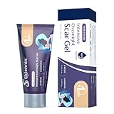 Skiennix Intensiv-Gel Übernacht Narbengel, 100% Silikon Narbensalbe, Übernacht-Narbenpflege - 30g