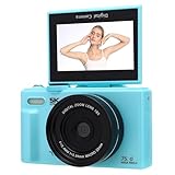 Fockety 5K-Digitalkamera für Fotografie, WiFi 75MP Vlog-Kamera mit 3' 180° Flip-Screen, Autofokus-Kompaktvideo-Reisekameras mit 18-fachem Zoom, 64 GB SD-Karte