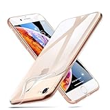 Oprimio Kristallklar Hülle für iPhone 7 Plus und iPhone 8 Plus [Silikon Hülle] [%100 Durchsichtig] [Deutsche Material] Dünne Klar Handyhülle für Apple iPhone 7 Plus / 8 Plus