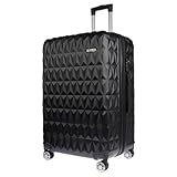 Christian Wippermann XL Jumbo 4-Rollen Koffer sehr groß 49x75x32 cm mit Dehnfuge Check-in mit TSA-Schloss | bis 138 Liter, 3,9 kg leicht |für Männer & Frauen