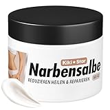 Narbensalbe, Narbengel, spürbare Entfernung von Dehnungsstreifen, Narbencreme für Narbenpflege nach OP