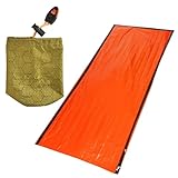 Survival-Schlafsack wasserdicht, Survival-Schlafsack - Schlaf-Überlebensunterkunft | Wasserabweisender, ultraleichter, kompakter, langlebiger Thermo-Überlebensschlafsack für Camping und Wandern