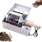 FORVE Elektrischer Kaffeeröster, 400 G Automatische Kaffeebohnenröstmaschine, Hohe Temperaturbeständigkeit Bis 1200 ℃, Quarzglasrohr Und 6 Einstellbare Röststufen, Für Bars, Cafés, Restaurants