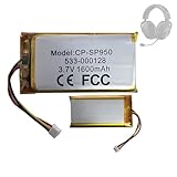 HIGHAKKU Ersatzakku Batterie 533-000128 kompatibel mit Lo-gitech G PRO X, G Pro X 2 Wireless Gaming Headset