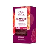 Wella Professionals Color Touch demi-permanente Haarfarbe ohne Ammoniak – Haarfärbemittel mit bis zu 50 % Grauhaar-Abdeckung – Ansatz-Kit inkl. Haarmaske – 55/65 Bordeaux (130 ml)