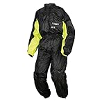 Modeka Black Rain Regenkombi 1 Teiler, schwarz/gelb, L