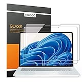 MEGOO [2 Stück] Displayschutzfolie für Microsoft Surface Laptop Studio 2/1(14,4 Zoll), einfache Installation,kratzfest/Hülle und Oberflächenstift-freundlich, gehärtetes Glas