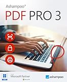 Ashampoo PDF Pro 3 - PDF-Editor zum Bearbeiten, Konvertieren, Zusammenfügen und Erzeugen von PDF | 1 Gerät | 1 Benutzer | PC Aktivierungscode per Email