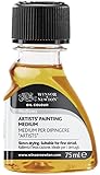 Winsor & Newton 3021734 Ölmalmittel, Künstler Malmittel aus Leinöl-Standöl & Terpentinersatz, Verdünnt die Konsistenz der Farbe und verbessert das Fließvermögen und die Transparenz - 75 ml Flasche