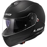 LS2, klapphelme motorrad STROBE II matt black, XXL