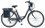 Prophete Geniesser eC100 City E-Bike 28' | Elektrofahrrad mit Packtaschen | Damen/Herren/ | Shimano Nexus 7-Gang Nabenschaltung | schwarz Neongelb