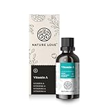 Vitamin A Tropfen – 50 ml (1.700 Tropfen) - Retinol aus Retinylpalmitat in MCT-Öl - ohne unnötige Zusätze - Hochdosiert, vegan, laborgeprüft und in Deutschland produziert