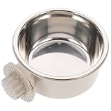 Milisten Hundenapf Für Haustiere Faltbarer Herausnehmbarer Futterspender Für Katzen Mittelgroß Graues Design Zu Reinigen Und Am Käfig Zu Befestigen