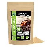 Dattelzucker BIO 1kg von Alpi Nature, Datteln bio gemahlen, Dattelpulver, Dattelsüße, Zuckerersatz