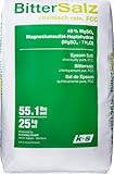 Epsom Salz 25kg - Bittersalz - Magnesiumsulfat - Lebensmittelqualität Food Grade - Badesalz für Magnesiumbäder - Muskelentspannung und Guter Schlaf