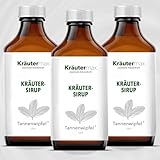 Tannenwipfel Sirup mit Spitzwegerich Saft Hustensaft Hustensirup Flüssig 3 x 200 ml