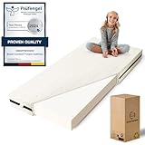 smartwood Kindermatratze 70x140 9cm Matratze für Kinder - H2 Schaumstoffmatratze Oeko-TEX-Zertifiziert - Wendbar - mit Waschbarem Antiallergischem Bezug - SmartComfort | Made in EU