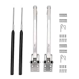 Gewächshaus-Entlüftungsöffner, automatischer solarbetriebener Fensteröffner aus Aluminiumlegierung für Bauernhof, Gewächshaus-Belüftungsset, 2 Stück